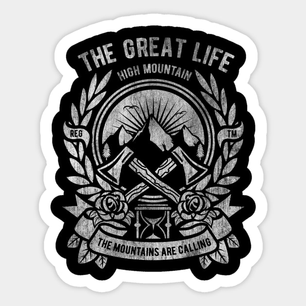 The Great Life Sticker by DesignedByFreaks